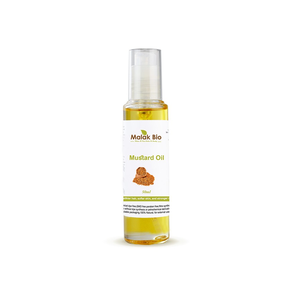 Huile d'argan Maroc - Huile de moutarde cosmétique 50ml