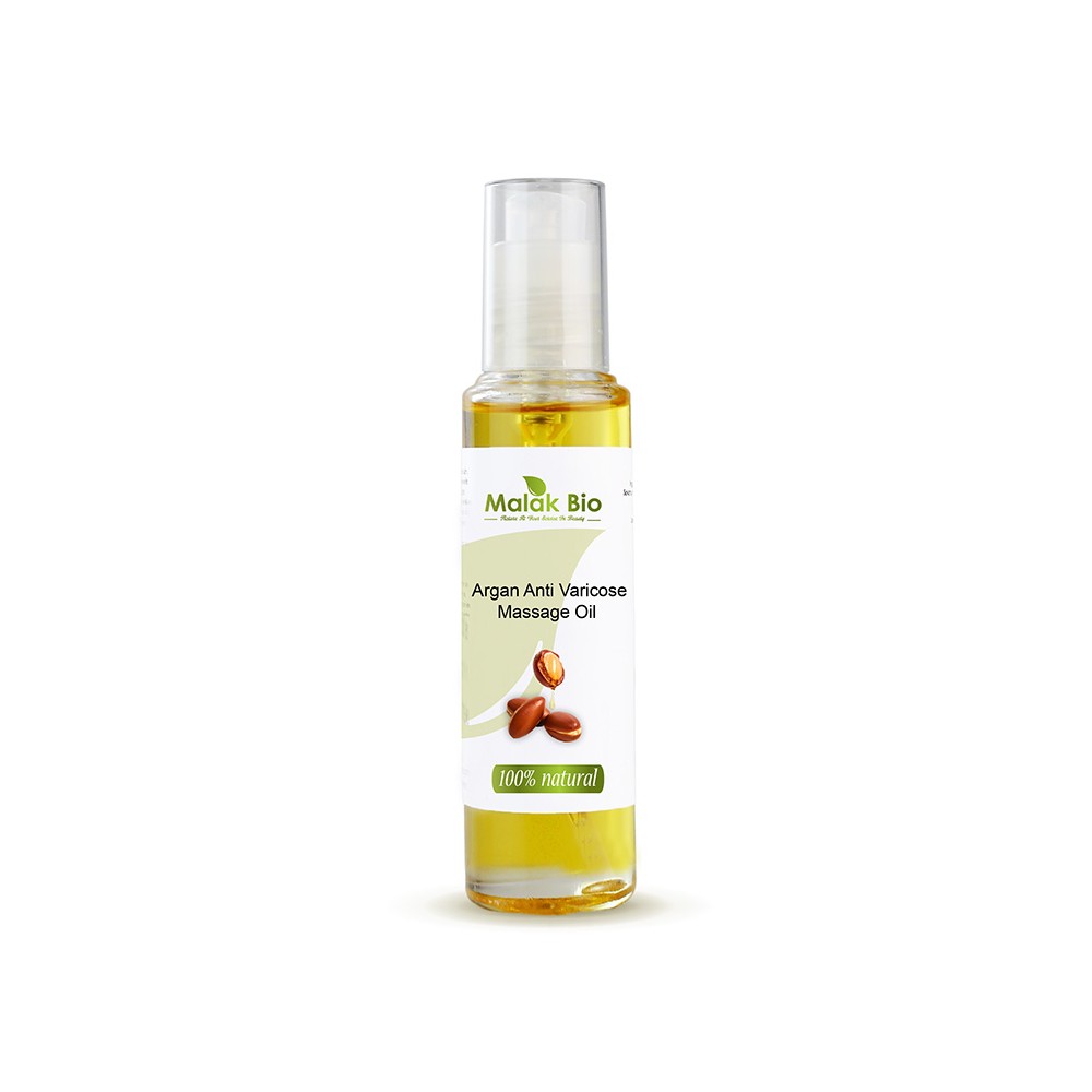 Huile d'argan Maroc - Huile de massage anti varices à l'huile d'argan